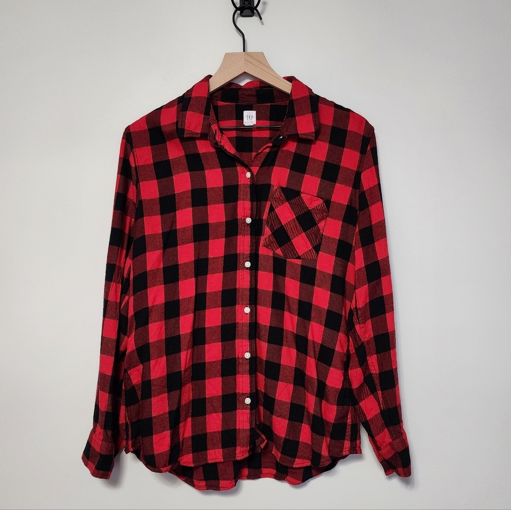 GAP Buffalo Plaid Flannel Shirt